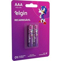 Pilha Recarregável Palito AAA 900MAH 1,2V Blister com 2 Unidades