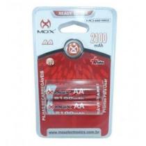 Pilha Recarregável Rtu Mox Aa 2100 Mah Com 2 Mo-aa2100c2 - Dotcell