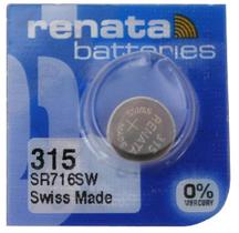 Pilha Renata 315 SR716SW Óxido de Prata 1,55 V - 10 Unidades Pilha Renata 315 SR716SW Óxido de Prata 1,55 V - 10 Unidades
