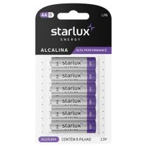 Pilha Starlux Energy Alcalina AA 6 Unidades Pilha Starlux Energy Alcalina AA 6 Unidades