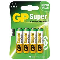 Pilha Super Alkaline GP AA 1.5V Blister com 4