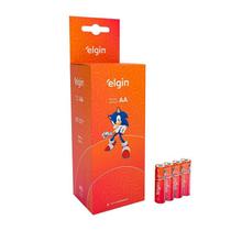 Pilha Zinco Aa Tubo 40 Unidades Elgin R06p - Pç / 40 Pilha Zinco Aa Tubo 40 Unidades Elgin R06p - Pç / 40