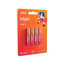 Pilha Zinco Aaa4 Elgin R03 Cartela Com 04 Unidades - Pç / 4 Pilha Zinco Aaa4 Elgin R03 Cartela Com 04 Unidades - Pç / 4