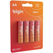 Pilha Zinco Pequena AA 10BLISTERSX4UNIDADE