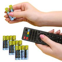 Pilhas AA Comum Kit C/ 60 Unidades Cilíndricas Para Controle Relógio Mouse