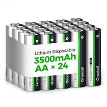 Pilhas AA Granicell 3500mAh 1,5V Pacote com 24 Unidades Não Recarregáveis Pilhas AA Granicell 3500mAh 1,5V Pacote com 24 Unidades Não Recarregáveis