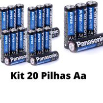 Pilhas Aa Panasonic Comum Kit C/20 Pilha Aa