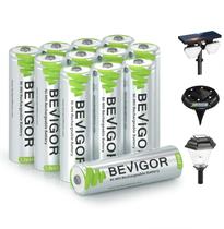 Pilhas AA recarregáveis BEVIGOR 1000mAh 1,2 V NiMH, pacote com 12 Pilhas AA recarregáveis BEVIGOR 1000mAh 1,2 V NiMH, pacote com 12