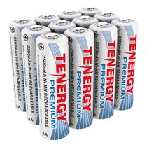 Pilhas AA recarregáveis Tenergy Premium 2500mAh, pacote com 12