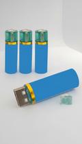 Pilhas AA Recarregáveis USB 1.5V 1800mAh (Kit 4 Unidades) Pilhas AA Recarregáveis USB 1.5V 1800mAh (Kit 4 Unidades)