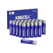 Pilhas AAA KINGCELL 36 unidades 1,5 V alcalinas com duração de até 10 anos Pilhas AAA KINGCELL 36 unidades 1,5 V alcalinas com duração de até 10 anos