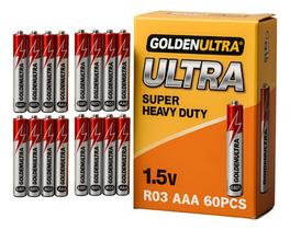 Pilhas Aaa Palito Golden Ultra Hyper Cartela Com 16 Unidades Pilhas Aaa Palito Golden Ultra Hyper Cartela Com 16 Unidades