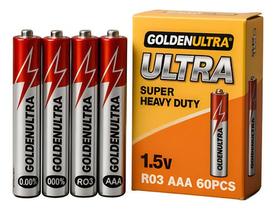 Pilhas Aaa Palito Golden Ultra Hyper Cartela Com 4 Unidades