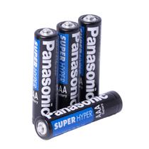Pilhas AAA Palito Panasonic Pilha 3A Comum Zinco Manganês 4 Unidades 1,5V
