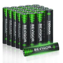 Pilhas AAA recarregáveis BEVIGOR 1100mAh 1,2 V NiMH 24 unidades Pilhas AAA recarregáveis BEVIGOR 1100mAh 1,2 V NiMH 24 unidades