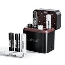 Pilhas AAA recarregáveis CHICNOD 1300mWh, pacote com 8 baterias com carregador Pilhas AAA recarregáveis CHICNOD 1300mWh, pacote com 8 baterias com carregador