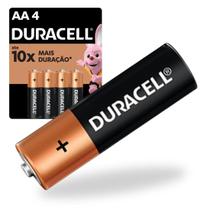 Pilhas alcalina AA 4 unidades Duracell