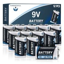 Pilhas Alcalinas 9V TenderGentle Pacote com 12 Unidades Pilhas Alcalinas 9V TenderGentle Pacote com 12 Unidades