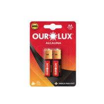 Pilhas Alcalinas Aa1,5v C/02und Ourolux para brinquedos