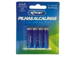 Pilhas Alcalinas Aaa 4 Unidades 1.5V Kp-4900Aaa Knup