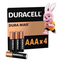 Pilhas Alcalinas Duracell AAA Palito Pack 4 Unidades Pilhas Alcalinas Duracell AAA Palito Pack 4 Unidades