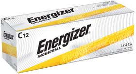 Pilhas alcalinas Energizer EN93 Industrial C 12 Pack x 12 Pilhas alcalinas Energizer EN93 Industrial C 12 Pack x 12
