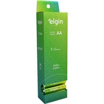 Pilhas Alcalinas Pequenas Aa Elgin 1,5 V - Caixa Com 24 Unidades Para Brinquedos E Eletrônicos