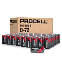 Pilhas alcalinas PROCELL Intense D 1.5V (pacote com 72)