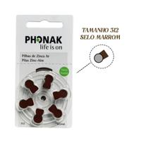 Pilhas auditivas phonak 312 18 unidades Pilhas auditivas phonak 312 18 unidades