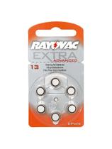 Pilhas Auditivas Rayovac Sem Mercurio Tamanho 13 Com 6 -.