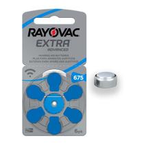 Pilhas Baterias Para Aparelhos Auditivas 675 Rayovac 6 Um
