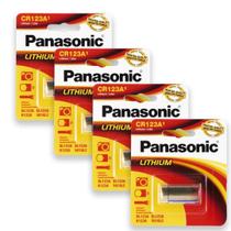 Pilhas Cr123a Bateria 3v C/4 Original Panasonic Pilhas Cr123a Bateria 3v C/4 Original Panasonic