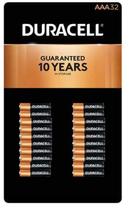 Pilhas Duracell Alcalinas AAA, 32 unidades