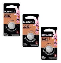 Pilhas Duracell CR2032 3v Lítio (Kit 3 Unidades)