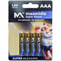 Pilhas Palito AAA Alcalina 4 Unidades Potência Duradoura Para Seus Dispositivos