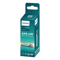 Pilhas Palito AAA Comum PHILIPS C/40 Pilhas Palito AAA Comum PHILIPS C/40