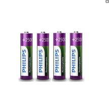Pilhas Philips Recarregáveis Aa 2500 Mah Recarregável com 4 unidades Pilhas Philips Recarregáveis Aa 2500 Mah Recarregável com 4 unidades