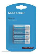 Pilhas Recarregáveis Aa Multilaser 2500mah Com 4 Unidades