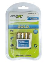 Pilhas Recarregáveis Aaa Flexgold - Fx-Aaa10Lb4 - 4 Unidades