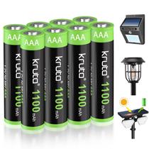 Pilhas Recarregáveis Kruta AAA 1100mAh Ni-MH Pacote com 8 Pilhas Recarregáveis Kruta AAA 1100mAh Ni-MH Pacote com 8