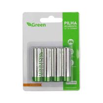 Pilhas Recarregáveis Pequena Aa 2700mah Cartela 4 Peças Pilhas Recarregáveis Pequena Aa 2700mah Cartela 4 Peças