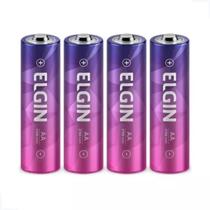 Pilhas Recarregável Aa 2700mah 4 Pilhas Elgin 82175