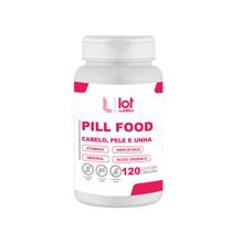Pill Food 120 cápsulas Cabelos Unhas Pele Completo