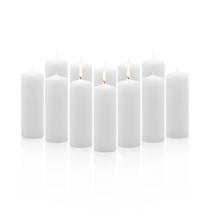 Pillar Candles Royal Imports Cera branca sem perfume 2x6cm 12 unidades Pillar Candles Royal Imports Cera branca sem perfume 2x6cm 12 unidades