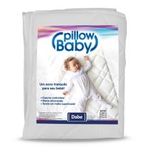 Pillow Top Baby Infantil Berço Padrão Branco Dabe com Elástico - 060x130