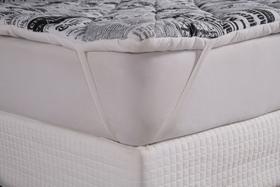 Pillow Top Cama Casal King Box Percal Protetor De Colchão Extra Macio Jornal Pillow Top Cama Casal King Box Percal Protetor De Colchão Extra Macio Jornal