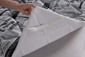 Pillow Top Cama Casal King Box Protetor De Colchão Extra Macio Jornal