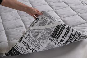 Pillow Top Cama Casal Queen Box Protetor De Colchão Extra Macio Jornal Dupla Face