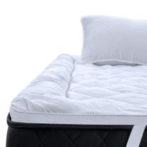 Pillow Top Casal Extra Macio Toque de Pluma em Fibra Siliconada 800g/m2 138x188cm BF Colchões