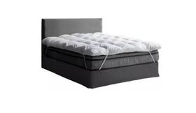 Pillow Top Casal Fibra Siliconada Branco